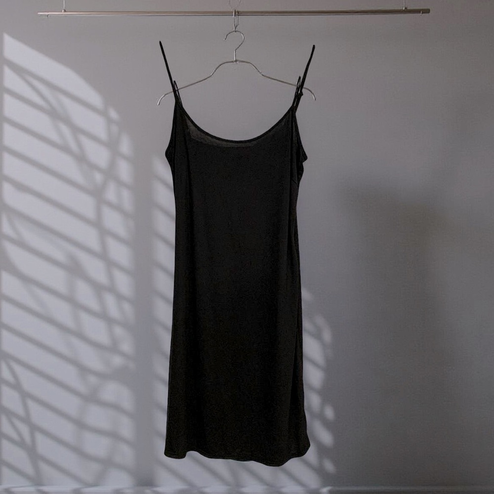 Trina Turk Tank Slip Black Dress